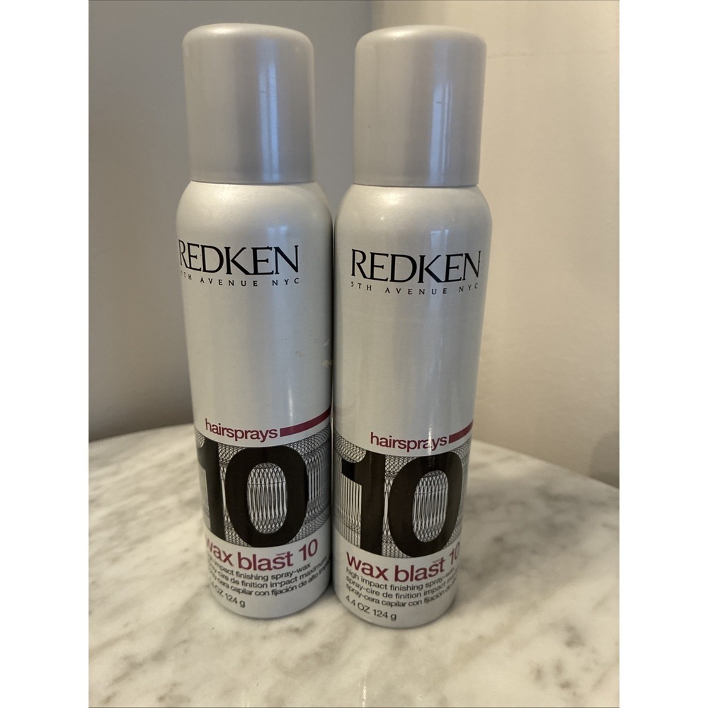 TWO 2 Redken Wax Blast Texture 10 High Impact Finishing Spray   4.4 oz / NEW